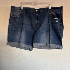 Denim Blue Women's Shorts